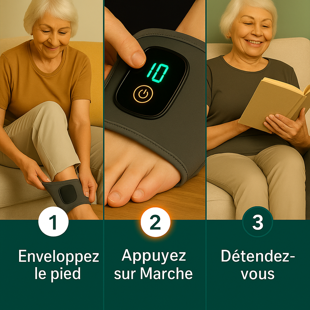 ThermoMasseur Soulagement rapide des gonflements et douleurs
